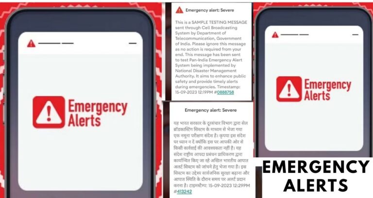 Emergency Alert Message! When Everyone’s Mobiles Buzzed Together at the Office – India Government’s Alert Message 15 Sep. 2023