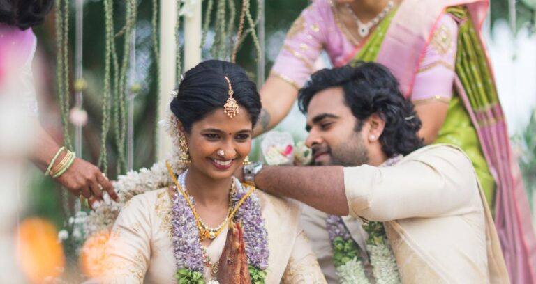 Ashok Selvan and Keerthi Pandian’s Spectacular Wedding Celebration 2023: Love Blossoms in a Tamil Tapestry